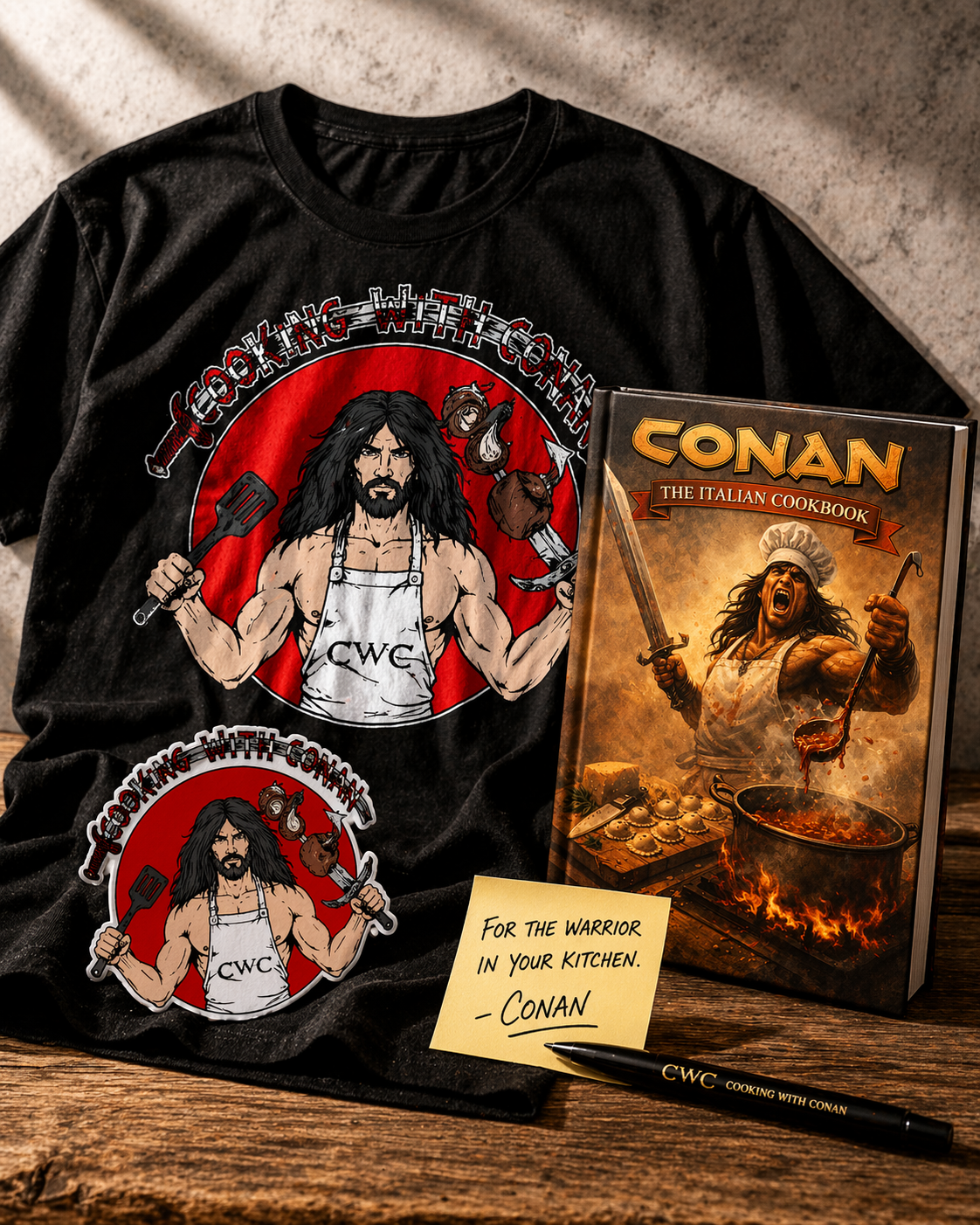 Signed Book and T- Shirt Combo